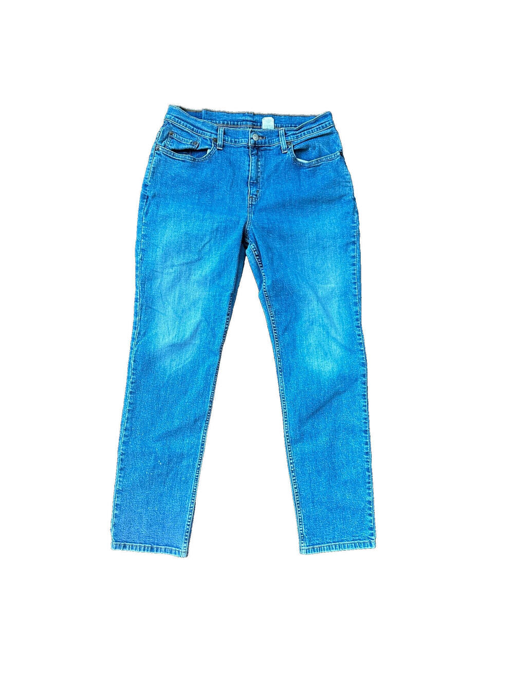 Vintage Levis 510 Jeans Womens 14 Blue Slim Fit Y2K Lower Rise Boyfriend 30x29